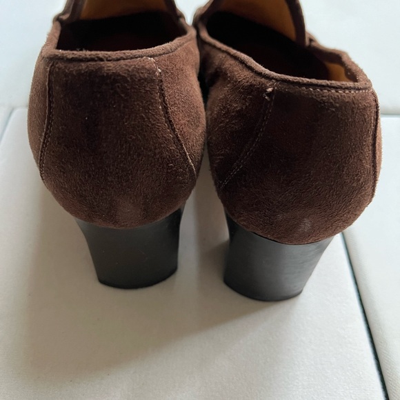 GALO brown suede heels, size 40 - Picture 4 of 8